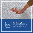 Sealy Essentials 8  Memory Foam Bed in Box, Queen - new on Sale