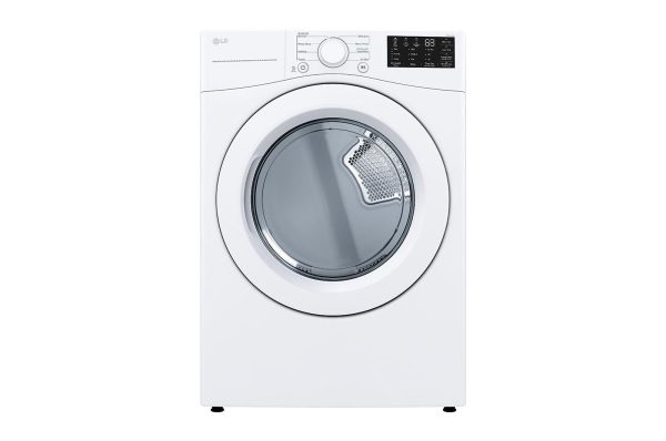 LG DLE3470W 7.4 Cu. Ft. White Ultra Large Capacity Front Load Dryer - display_model Discount