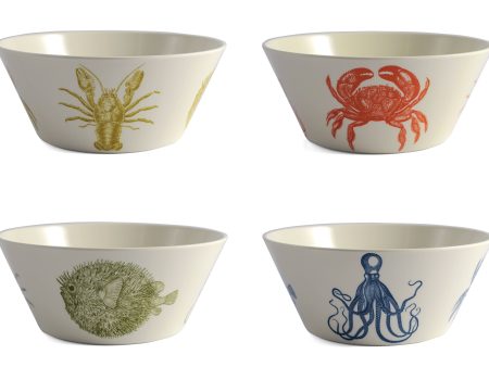 Sealife Small Bowls Set 4 For Sale