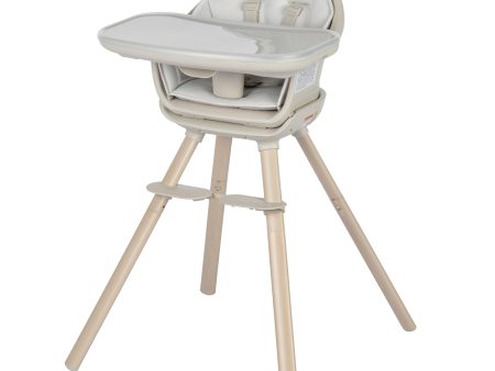 Maxi-Cosi Moa 8-in-1 High Chairs for Babies and Toddlers, Machine Washable Infant High Chair, Compact, Convertible High Chair Lightweight Design, Classic Oat - display_model For Sale