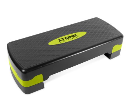 Tone Fitness Aerobic Step Platform, Black and Yellow - new Cheap