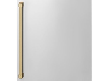 ZLINE Autograph Edition 24 in. Touchstone 151 Can Beverage Fridge With Solid Stainless Steel Door And Champagne Bronze Handle (RBSOZ-ST-24-CB) on Sale