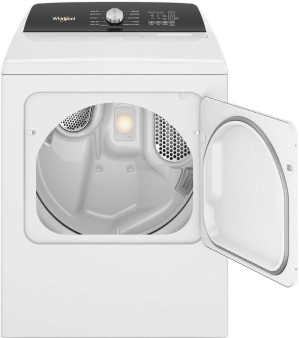 Whirlpool - 7.0 Cu. Ft. Electric Dryer with Steam and Moisture Sensing - White - display_model Hot on Sale