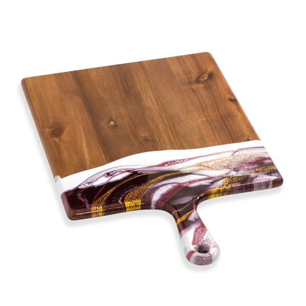 Lynn & Liana Designs 15 in. x 24 in. XL Acacia Cheeseboard For Cheap