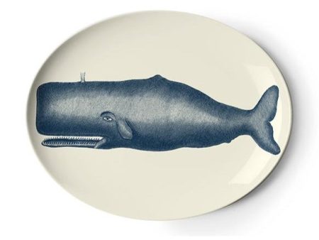 Scrimshaw Oval Moby Platter For Cheap