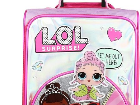 LOL Rolling Suitcase with Wheels for Girls, Hardside Travel LOL Surprise Luggage - open_box Supply