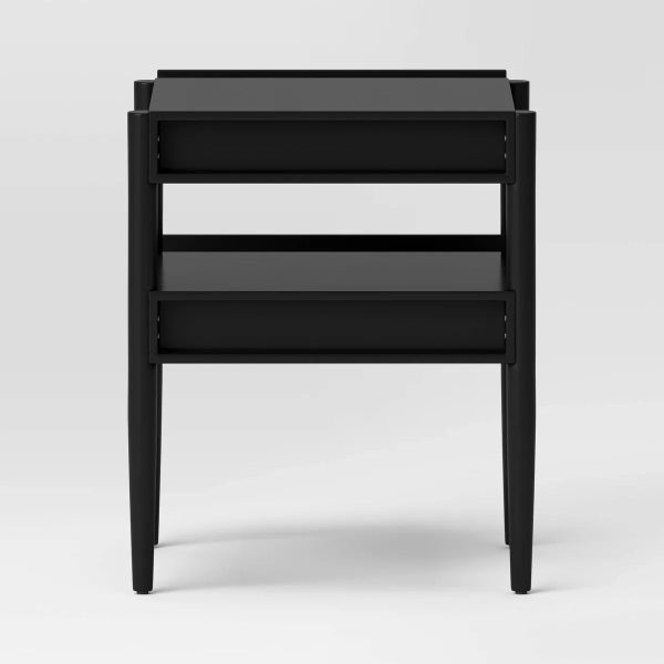 Nightstand Charcoal Gray on Sale