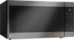 LG NeoChef 2.0 Cu. ft. countertop microwave with sensor cooking and easyclean black stainless steel - open_box on Sale