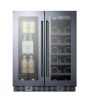 SUMMIT 24 in. Built-In Wine Beverage Center, ADA Compliant (ALFD24WBV) For Sale