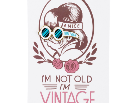 I m Not Old I m Vintage - Apron Pin Online Sale