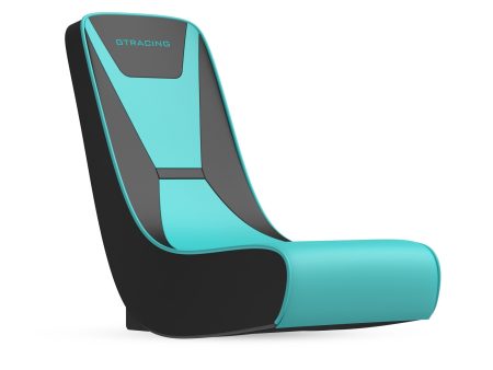 GTRACING Faux Leather Floor Rocker Video Gaming Chair, Teal - new Online