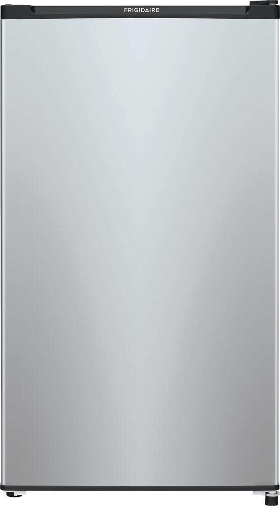 FFPE3322UM 19  Compact Refrigerator with 3.3 cu. ft. Total Capacity Adjustable Glass Shelves Reversible Door and Chill Zone in Silver Mist - display_model Supply