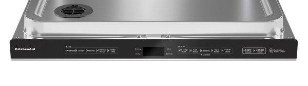 KitchenAid - Top Control Built-In Dishwasher with Stainless Steel Tub, FreeFlex Third Rack, 44dBA - Stainless Steel - display_model on Sale