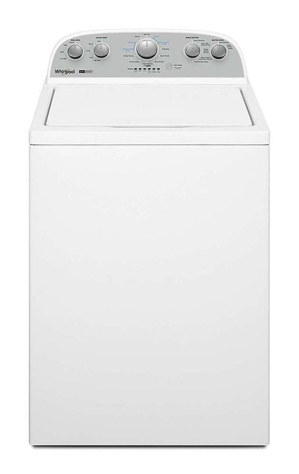 Whirlpool - 3.8 Cu. Ft. High Efficiency Top Load Washer with 2 in 1 Removable Agitator - White - display_model Discount