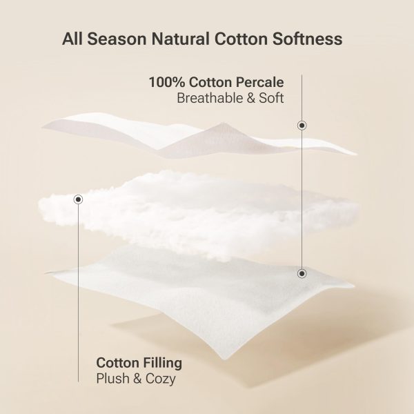 Sleep Philosophy Cal King Mattress Pad, Cotton Mattress Protector Classic Cloud Quilted Bed Cover, All Natural Breathable Mattress Topper Fitted Pocket Fits Up to 16 , Machine Washable, White - open_box Online