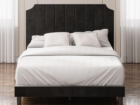 Charlotte Upholstered Platform Bed Frame For Sale