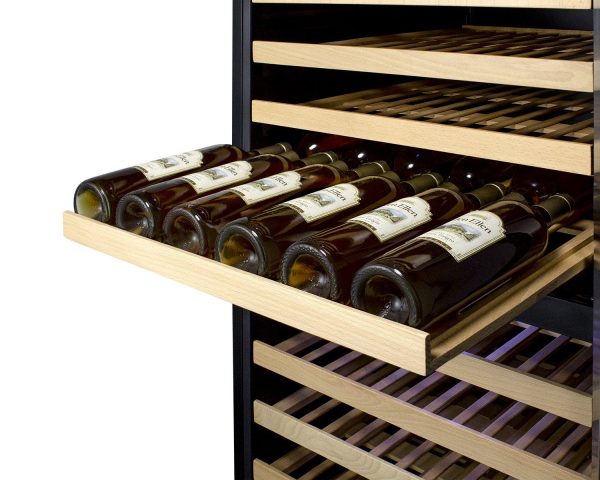 SUMMIT 24 in. 162-Bottle Dual Zone Wine Cellar (SWC1966B) For Sale