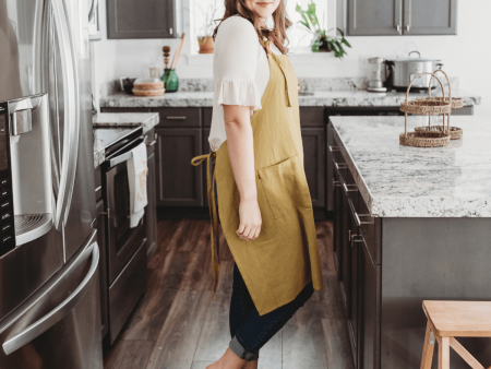 Moss Green - Everyday Baker Apron For Discount