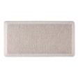 Martha Stewart Mira Modern Heathered Anti-Fatigue Air-Infused Kitchen Mat, Coffee Brown, 19.6 x39  - new Online now