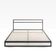 Trisha Metal Platform Bed Frame with Headboard For Cheap