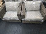 set of 2 Patio Chair with Cushions - open_box Online