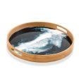 Lynn & Liana Designs 16 in. Round Bamboo Tray Online