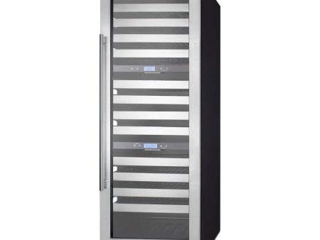 SUMMIT 24 in. 149-Bottle Triple Zone Wine Cellar (SWCP1988T) on Sale