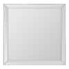 SAFAVIEH Presea 36 in. W x 36 in. H Iron Square Modern Silver Wall Mirror - open_box Hot on Sale