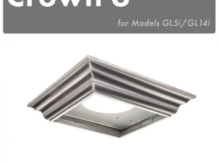 ZLINE Crown Molding Profile 6 for Island Mount Range Hoods (CM6-GL5i) Supply