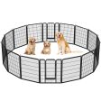 Yaheetech Dog Playpen Outdoor 40 inch 16 Panels Indoor Dog Fence Metal Dog Pen Heavy Duty Pet Exercise Pen for RV Camping Garden - new on Sale