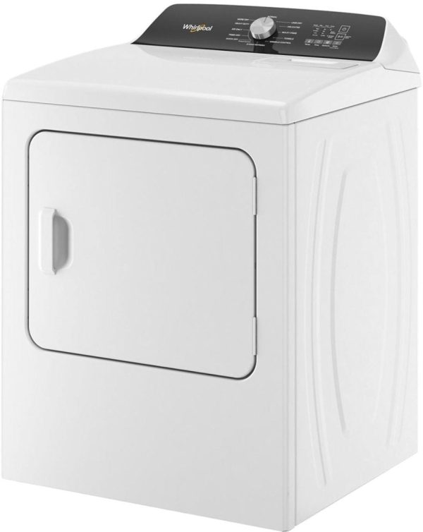 Whirlpool - 7.0 Cu. Ft. Electric Dryer with Steam and Moisture Sensing - White - display_model Hot on Sale