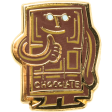 Chocolate Doesn t Ask Questions - Apron Pin For Sale