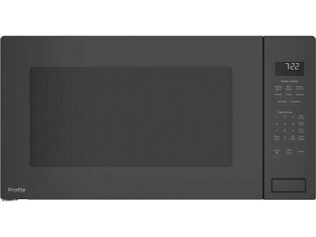 GE Profile - 2.2 Cu. Ft. Built-In Microwave - Gray - open_box Online Sale