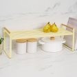 Countertop Wire Shelf - Steel + Wood - Yellow Pear Hot on Sale