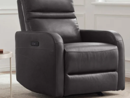 Aldryn Leather Power Glider Recliner - new Online Sale