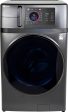 GE Profile - UltraFast 4.8 Cu. Ft. High-Efficiency Smart Combo Electric Washer & Dryer with Ventless Heat Pump Technology - Carbon Graphite - used_good Online Hot Sale