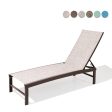 Pellebant Outdoor Chaise Lounge Aluminum Patio Adjustable Chair,Beige - new Online now