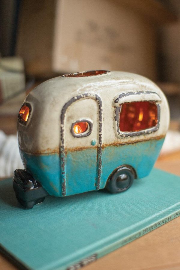 Kalalou Ceramic Camper Lamp Cheap