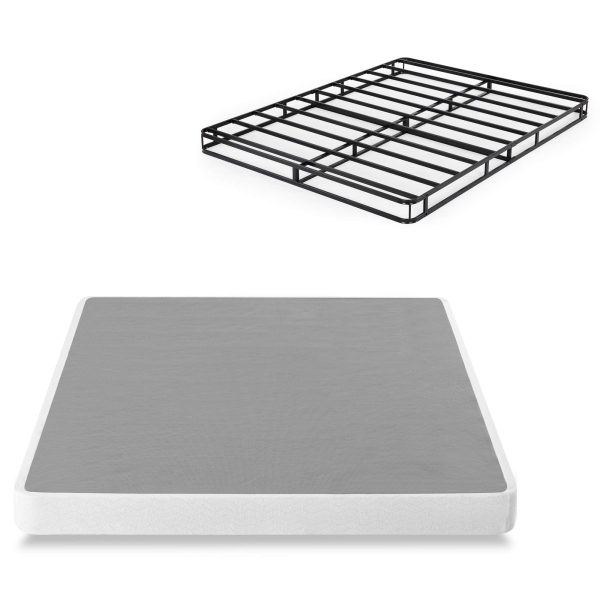 ZINUS 5 Inch Metal Smart Box Spring   Mattress Foundation   Strong Metal Frame   Easy Assembly, Twin - open_box on Sale