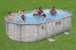 Coleman Power Steel 16 ft. x 10 ft. x 42 in. Oval Metal Frame Above Ground Pool Set - open_box Hot on Sale