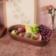 Wooden Dough Bowl – Handmade Decorative Bowls for Home Decor, Bathroom, Kitchen Counter & More - Acacia Wood Large Dough Bowl Fits Cosmetics, Keys & Other Knick Knacks – Great Boho Home Decorations - new For Cheap