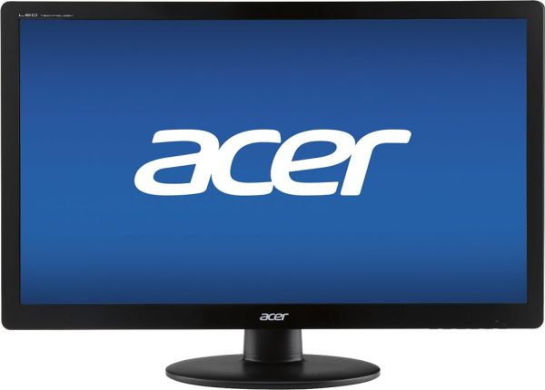 Acer - 19.5  LED HD Monitor - Black - open_box For Sale