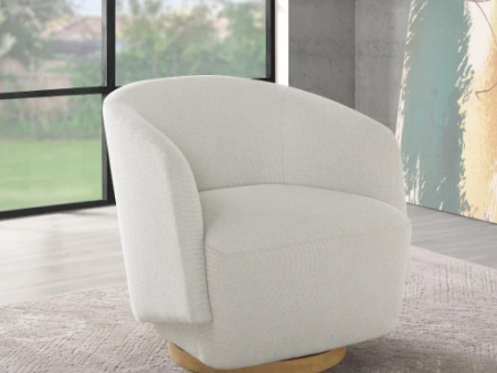 Henredon Murphy Swivel Boucle Chair - new Online Hot Sale