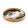 Lynn & Liana Designs 16 in. Round Bamboo Tray Online