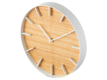 Wall Clock - Steel + Wood Online Sale