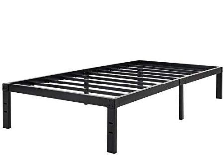 45MinST 14 Inch Platform Bed Frame Easy Assembly Mattress Foundation No Box Spring Needed Noise Free,Twin XL - new Cheap