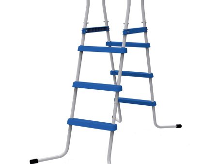 JLeisure 29R145 43  3 Step Outdoor Backyard Above Ground Swimming Pool Ladder - open_box Fashion