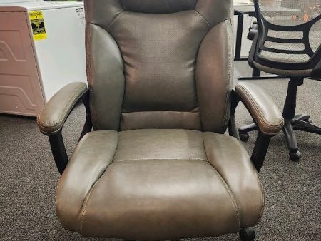 Serta Connor Office Chair Gray Bonded Leather - new Online Hot Sale