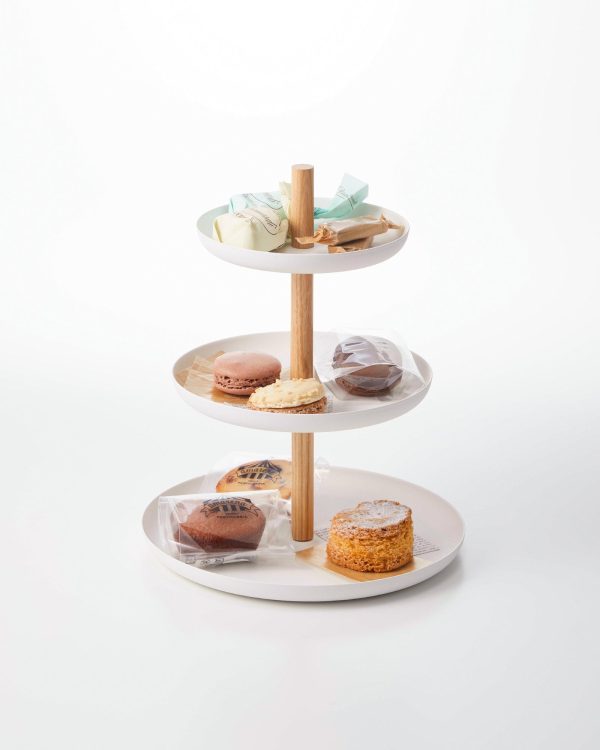 Serving Stand - Steel + Wood Online now