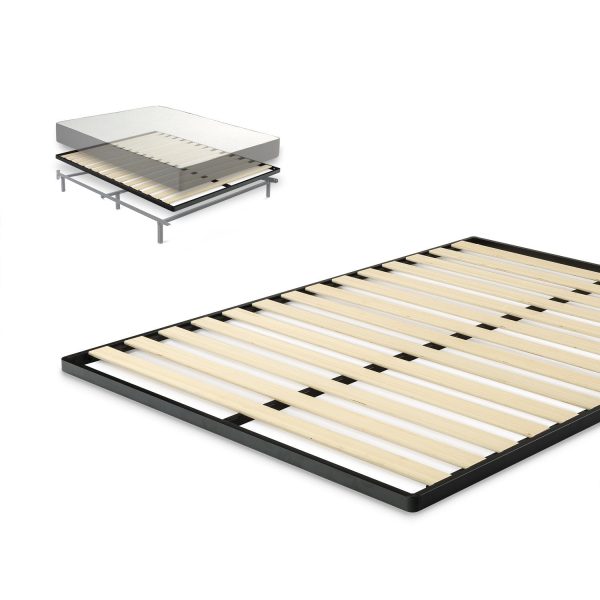 Zinus Deepak Easy Assembly Wood Slat 1.6 Inch Bunkie Board   Bed Slat Replacement, King - open_box Online now